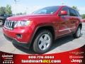 2011 Inferno Red Crystal Pearl Jeep Grand Cherokee Laredo X Package  photo #1