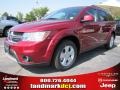 2011 Deep Cherry Red Crystal Pearl Dodge Journey Mainstreet  photo #1