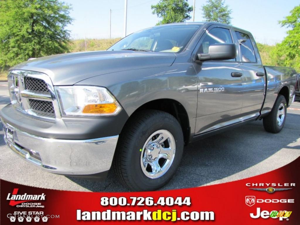 2011 Ram 1500 ST Quad Cab - Mineral Gray Metallic / Dark Slate Gray/Medium Graystone photo #1