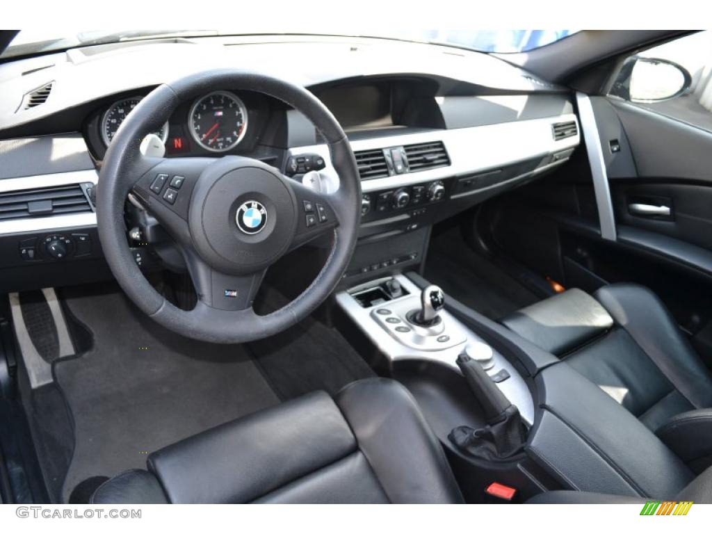 Black Interior 2007 BMW M5 Sedan Photo #49558571 | GTCarLot.com