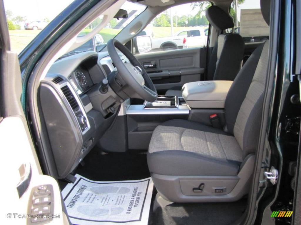 2011 Ram 1500 Big Horn Crew Cab 4x4 - Hunter Green Pearl / Dark Slate Gray/Medium Graystone photo #7