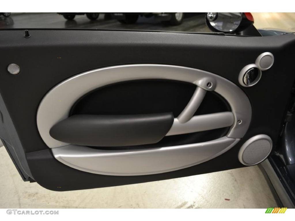 2006 Mini Cooper John Copper Works GP Grey/Panther Black Door Panel Photo #49559489