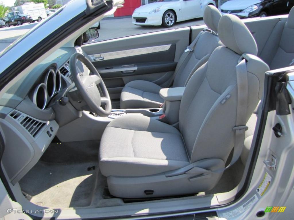 Dark Slate Gray/Light Slate Gray Interior 2008 Chrysler Sebring Touring Convertible Photo #49560986