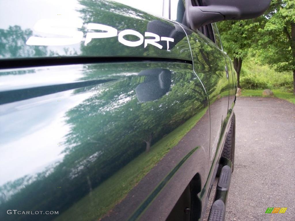 2001 Ram 1500 SLT Club Cab 4x4 - Forest Green Pearl / Agate photo #34