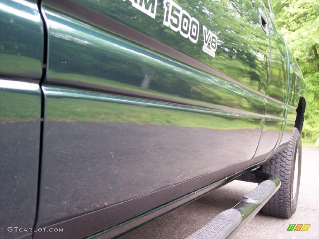 2001 Ram 1500 SLT Club Cab 4x4 - Forest Green Pearl / Agate photo #39