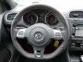 Interlagos Plaid Cloth Steering Wheel Photo for 2011 Volkswagen GTI #49561535