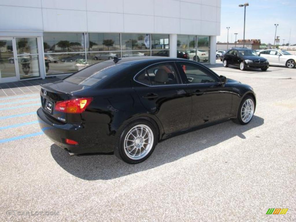 Obsidian Black 2007 Lexus IS 350 Exterior Photo #49561880