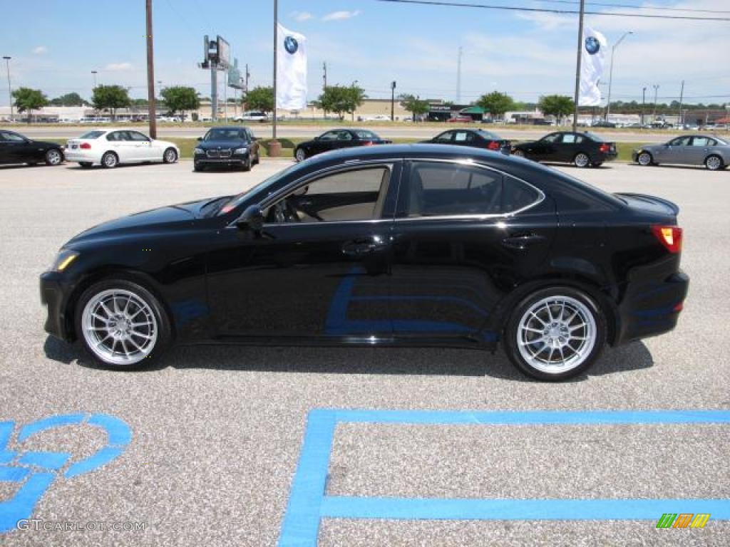 Obsidian Black 2007 Lexus IS 350 Exterior Photo #49561901