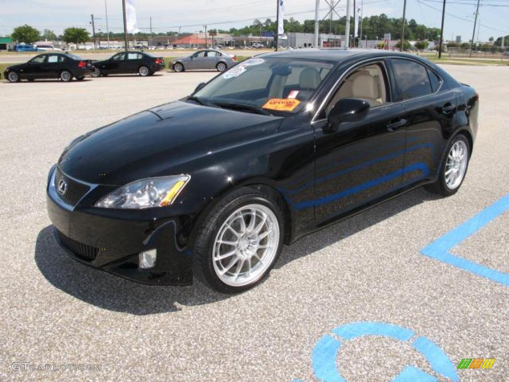 Obsidian Black 2007 Lexus IS 350 Exterior Photo #49561907