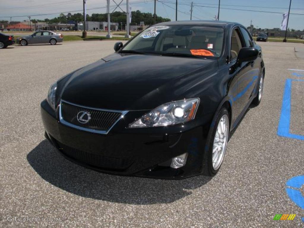 Obsidian Black 2007 Lexus IS 350 Exterior Photo #49561913