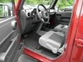 Dark Slate Gray/Medium Slate Gray 2010 Jeep Wrangler Unlimited Sahara 4x4 Interior Color