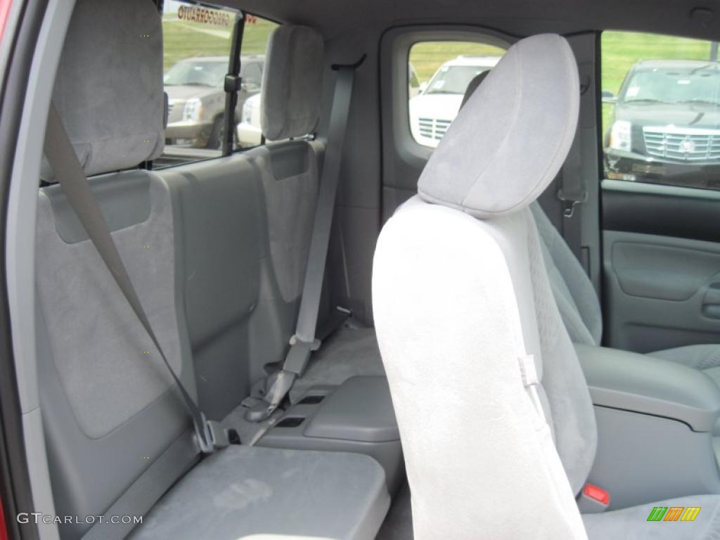 Graphite Gray Interior 2011 Toyota Tacoma V6 PreRunner Access Cab Photo #49564380