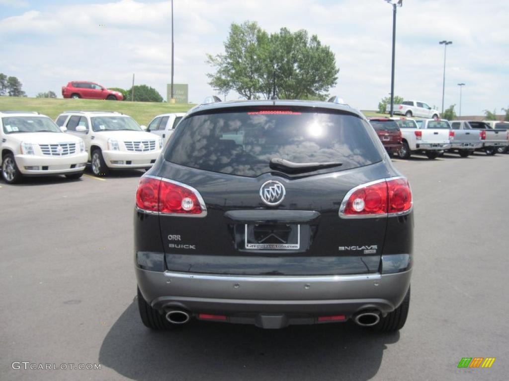 2008 Enclave CXL - Carbon Black Metallic / Titanium/Dark Titanium photo #4