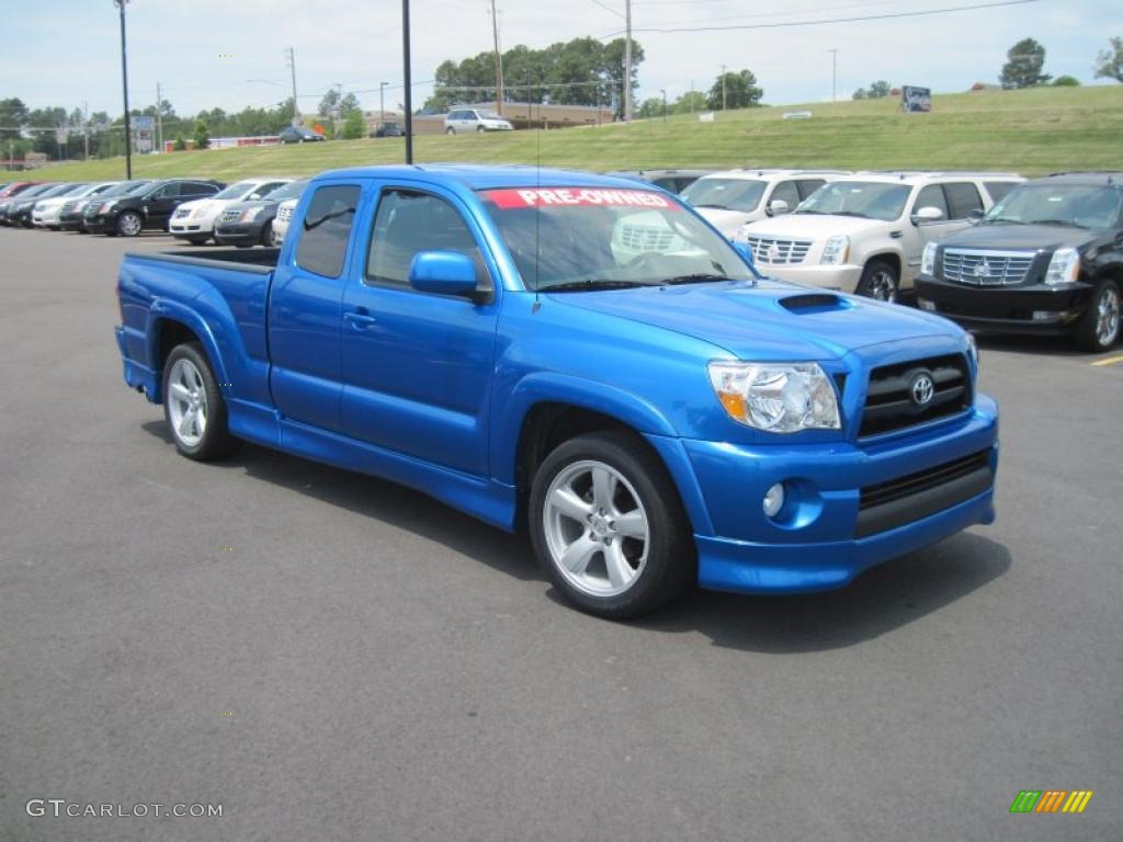 2008 Tacoma X-Runner - Speedway Blue / Graphite Gray photo #7