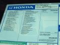 2012 Honda Civic LX Sedan Window Sticker