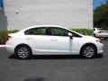 Taffeta White 2012 Honda Civic LX Sedan Exterior