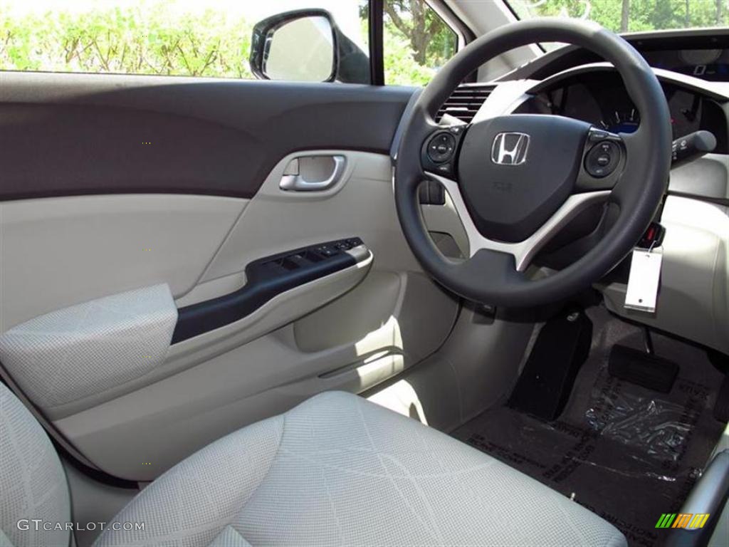 Stone Interior 2012 Honda Civic LX Sedan Photo #49566847