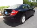 2012 Crystal Black Pearl Honda Civic EX Sedan  photo #3