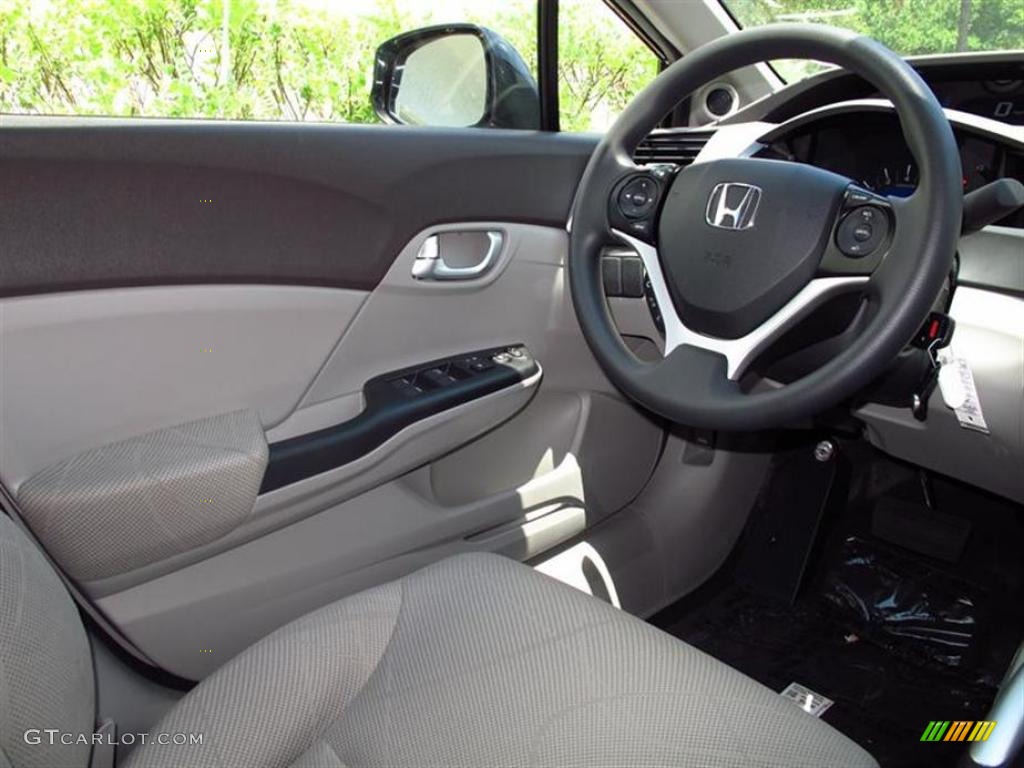 Gray Interior 2012 Honda Civic EX Sedan Photo #49567327