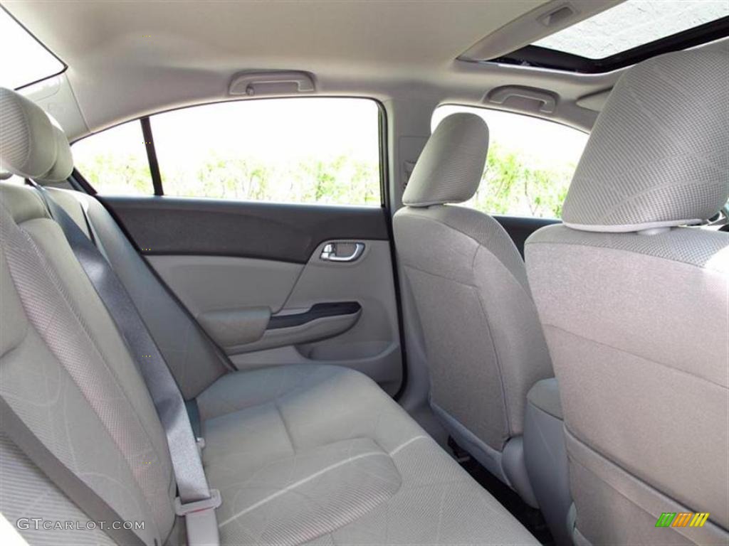 Gray Interior 2012 Honda Civic EX Sedan Photo #49567369