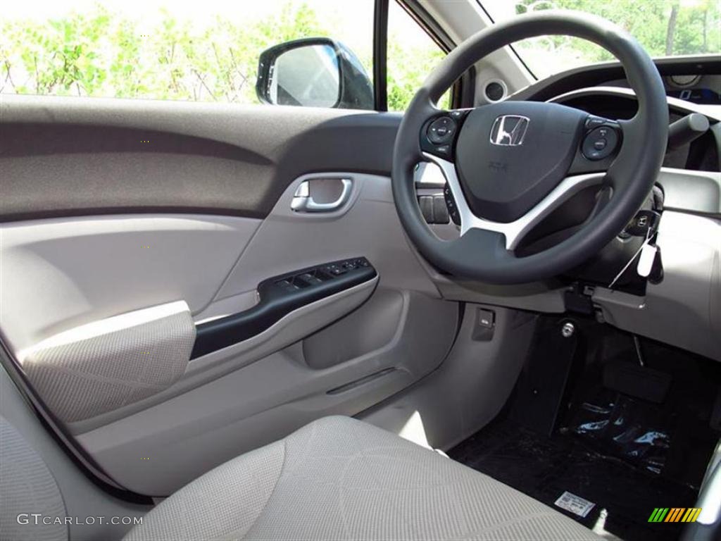 Gray Interior 2012 Honda Civic EX Sedan Photo #49567477