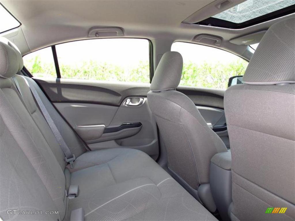 Gray Interior 2012 Honda Civic EX Sedan Photo #49567525