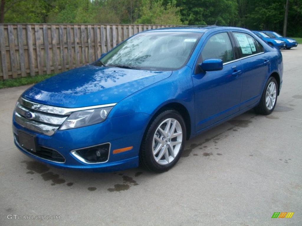 Blue Flame Metallic Ford Fusion