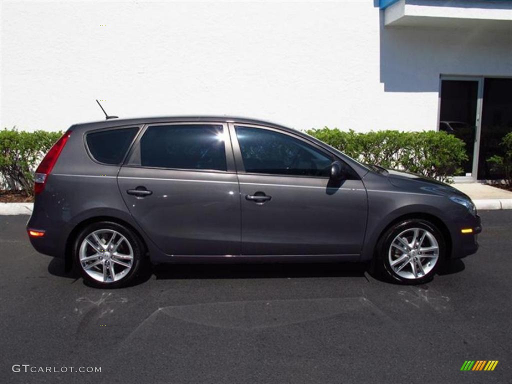 2009 Elantra Touring - Carbon Gray / Black photo #2