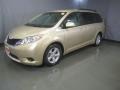 2011 Sandy Beach Metallic Toyota Sienna LE  photo #1