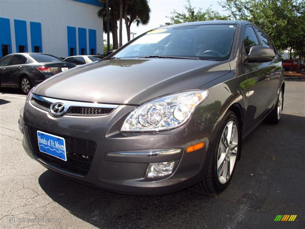 2009 Elantra Touring - Carbon Gray / Black photo #7