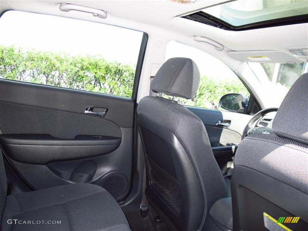 2009 Elantra Touring - Carbon Gray / Black photo #14