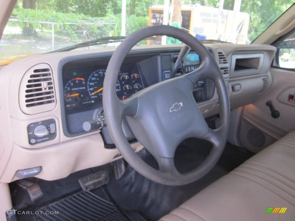 1999 C/K 3500 K3500 Crew Cab 4x4 Dually - Fleet Orange / Neutral photo #29