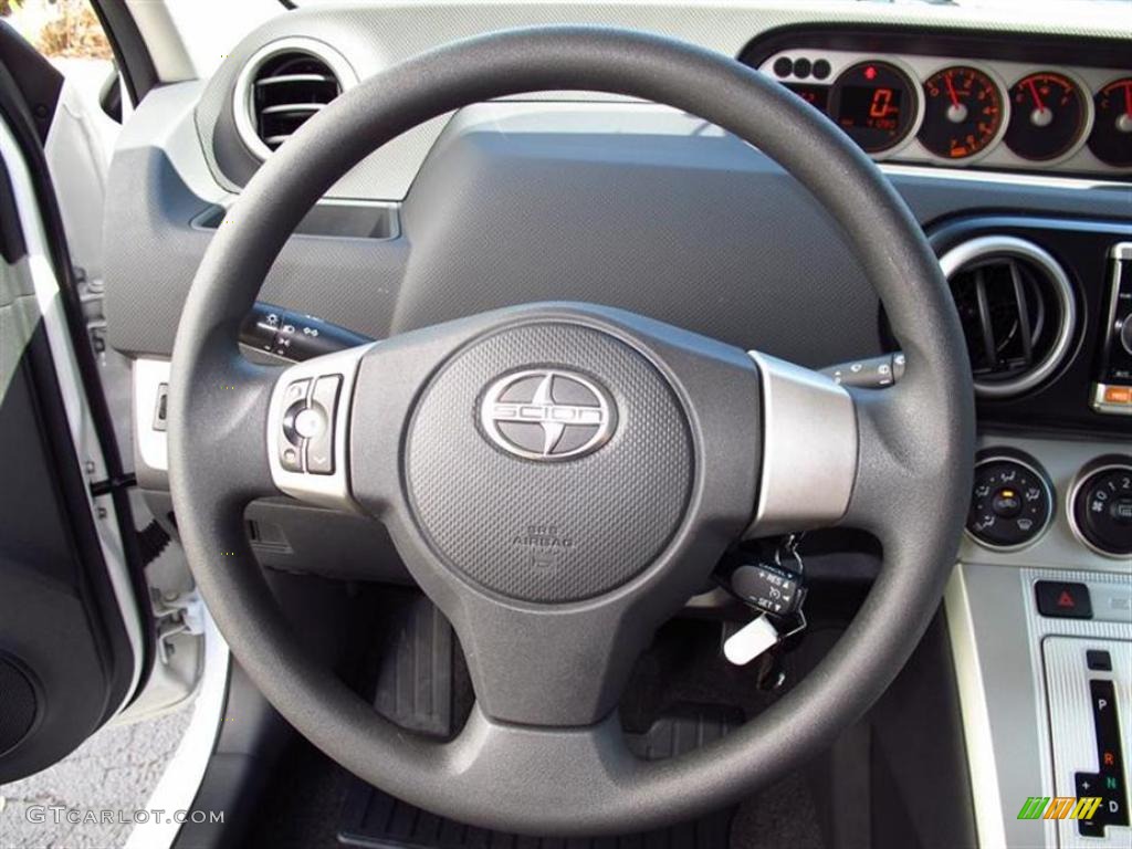 2010 Scion xB Standard xB Model Dark Gray Steering Wheel Photo #49569583