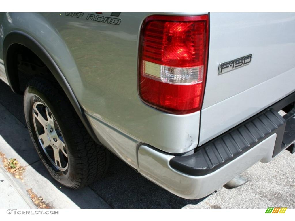 2004 F150 FX4 SuperCab 4x4 - Silver Metallic / Black/Medium Flint photo #17