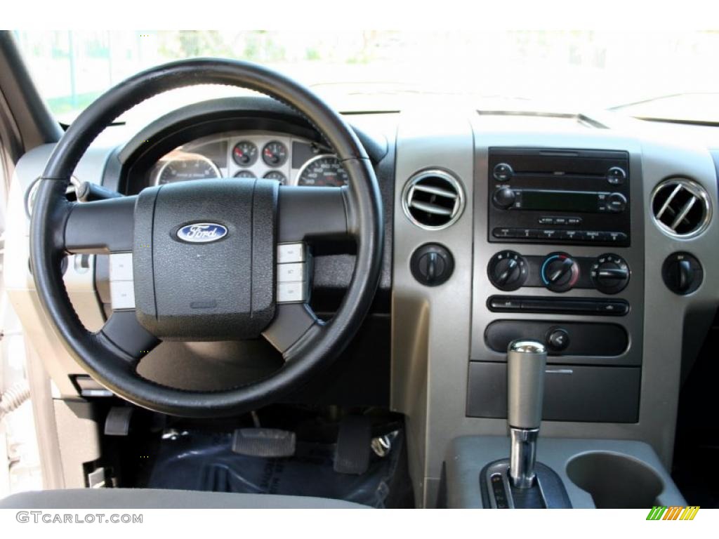 2004 F150 FX4 SuperCab 4x4 - Silver Metallic / Black/Medium Flint photo #57