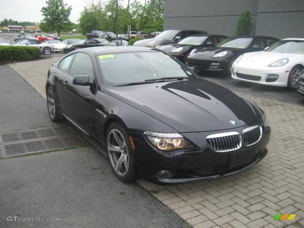Jet Black 2009 BMW 6 Series 650i Coupe Exterior Photo #49570618