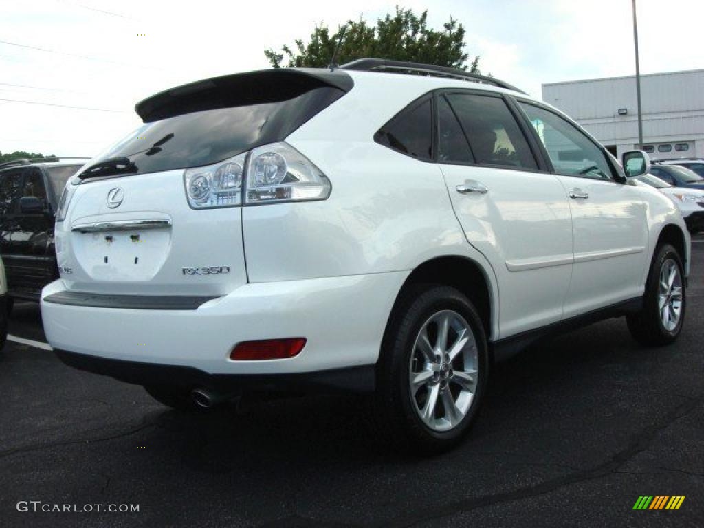 2009 RX 350 AWD - Crystal White Mica / Light Gray photo #3