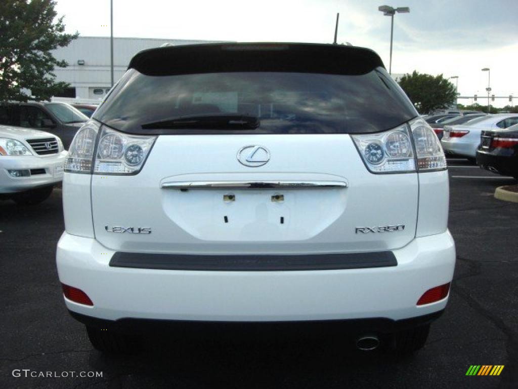 2009 RX 350 AWD - Crystal White Mica / Light Gray photo #4