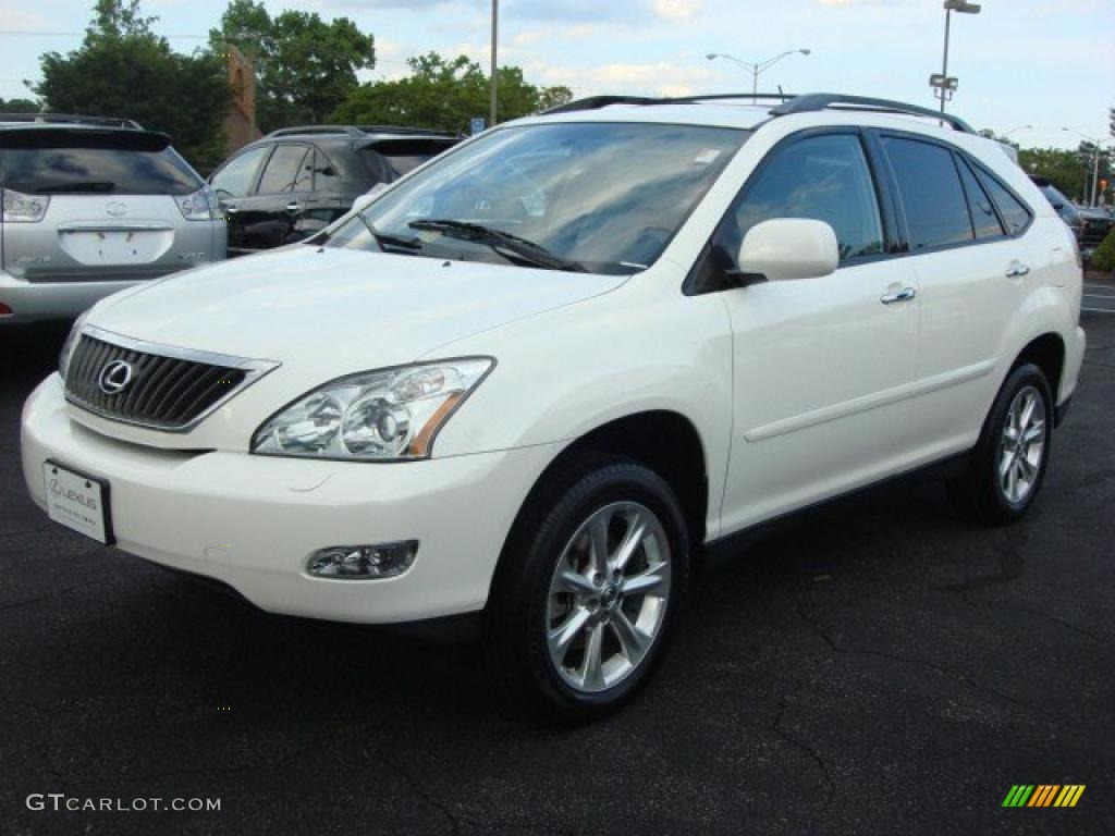 2009 RX 350 AWD - Crystal White Mica / Light Gray photo #6