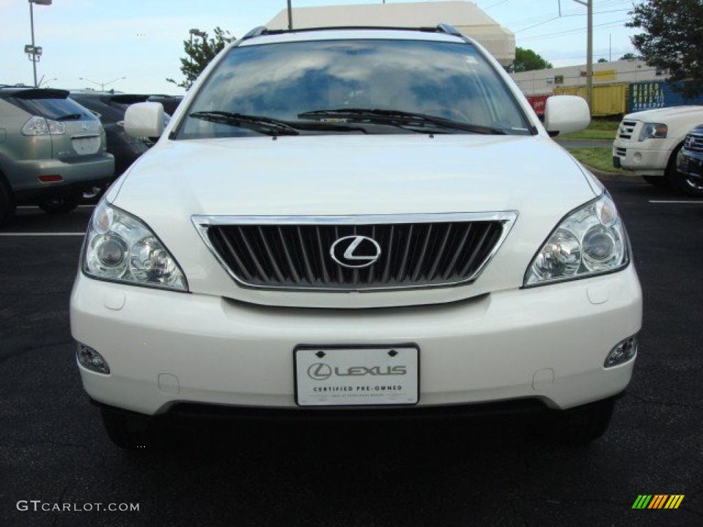 2009 RX 350 AWD - Crystal White Mica / Light Gray photo #7