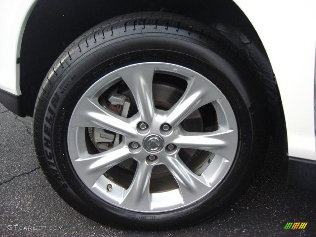 2009 RX 350 AWD - Crystal White Mica / Light Gray photo #21