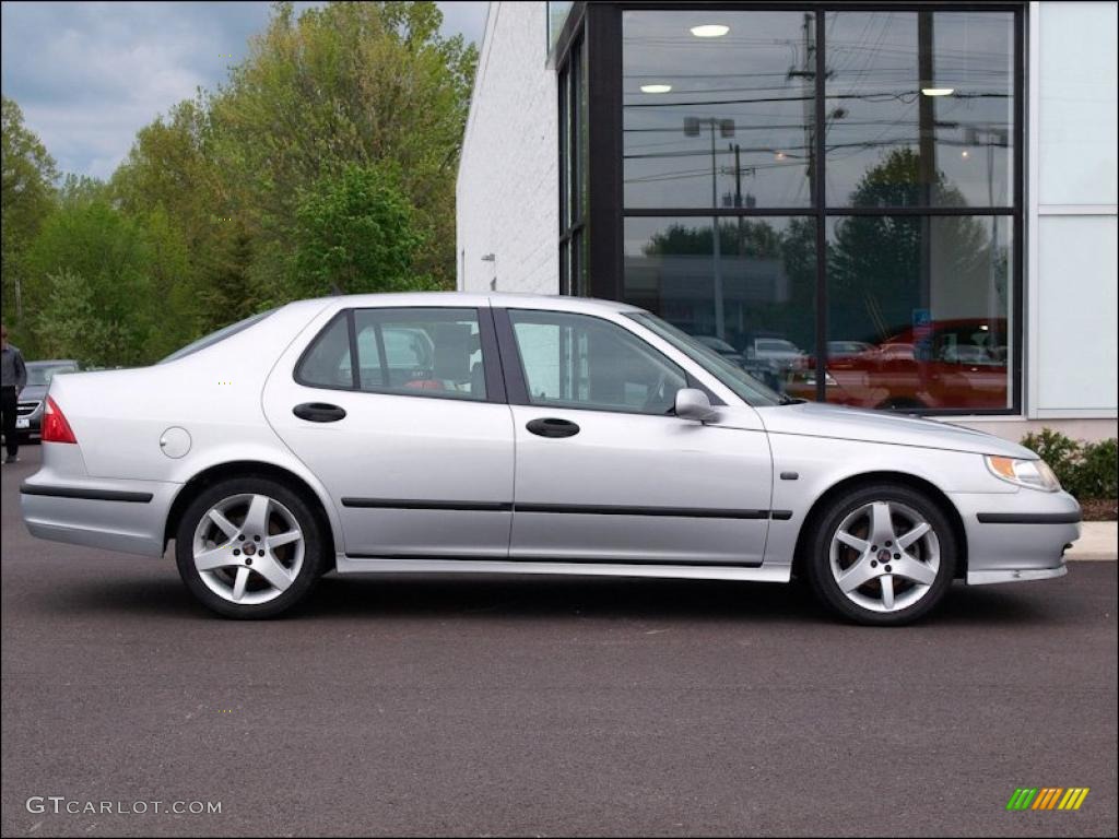 Silver Metallic 2005 Saab 9-5 Arc Sedan Exterior Photo #49571236