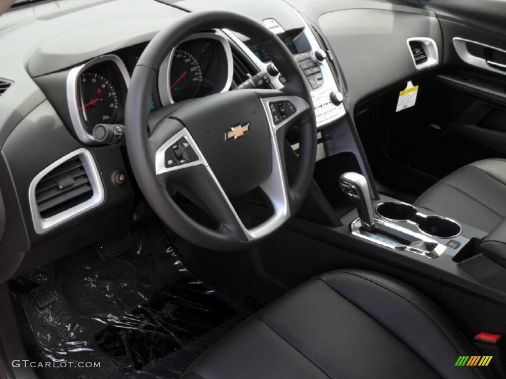 Jet Black Interior 2011 Chevrolet Equinox LT Photo #49571665