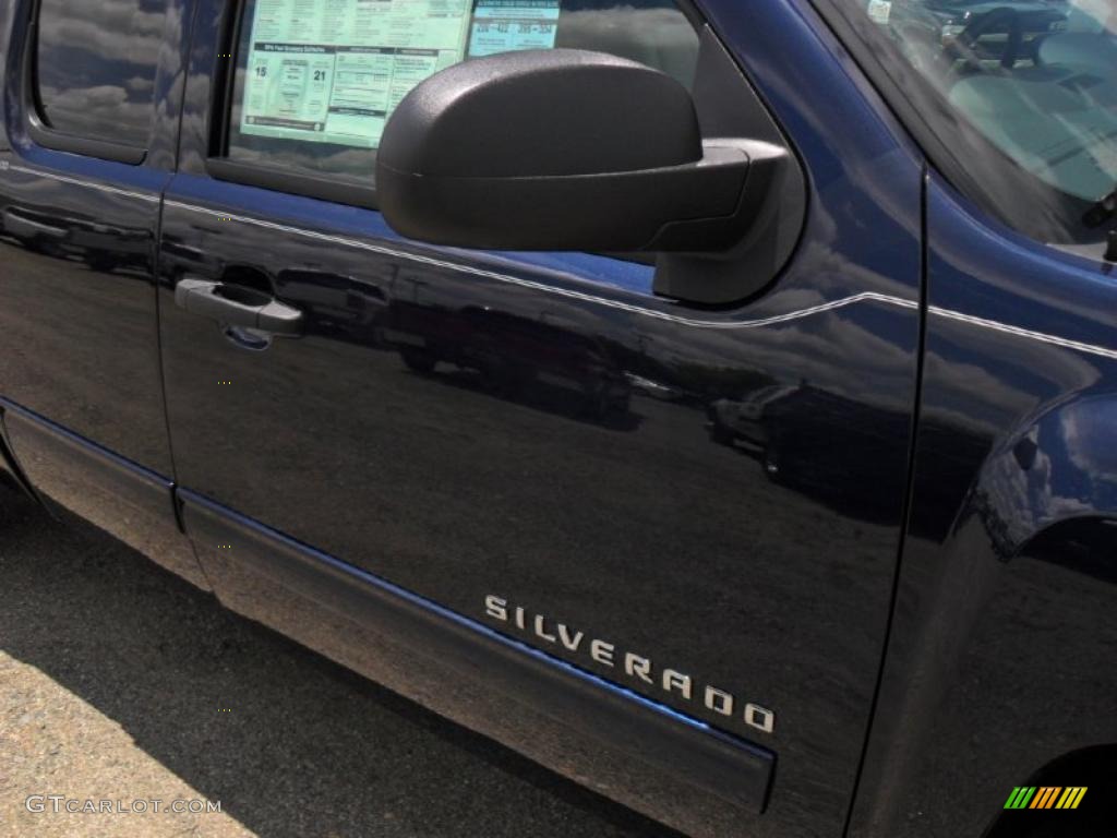 2011 Silverado 1500 LT Extended Cab - Imperial Blue Metallic / Light Cashmere/Ebony photo #21