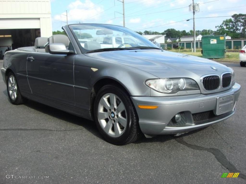 2005 3 Series 325i Convertible - Silver Grey Metallic / Grey photo #1