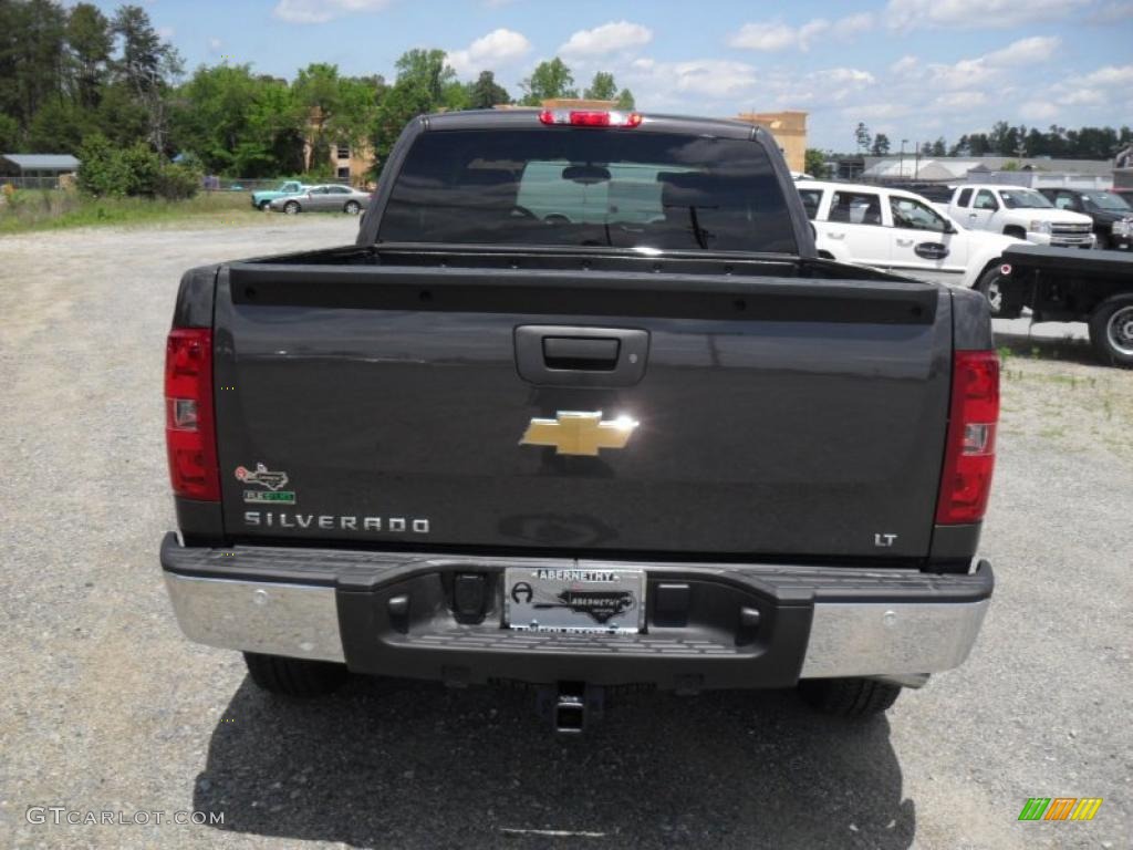 2011 Silverado 1500 LT Extended Cab - Black Granite Metallic / Ebony photo #3