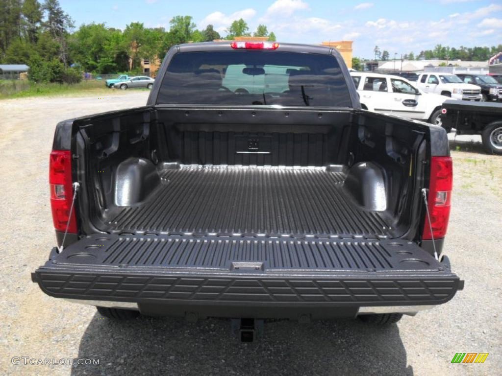 2011 Silverado 1500 LT Extended Cab - Black Granite Metallic / Ebony photo #16