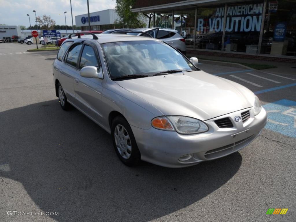 2000 Elantra GLS Wagon - Sandalwood / Gray photo #1