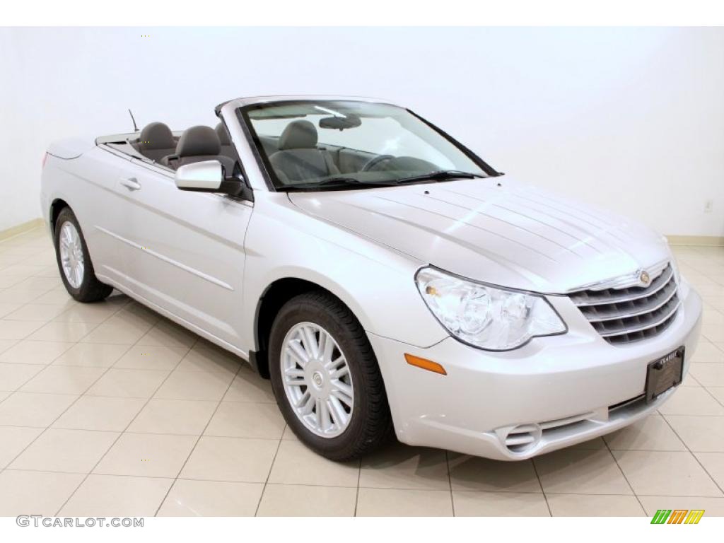 Bright Silver Metallic 2008 Chrysler Sebring Touring Convertible Exterior Photo #49573051