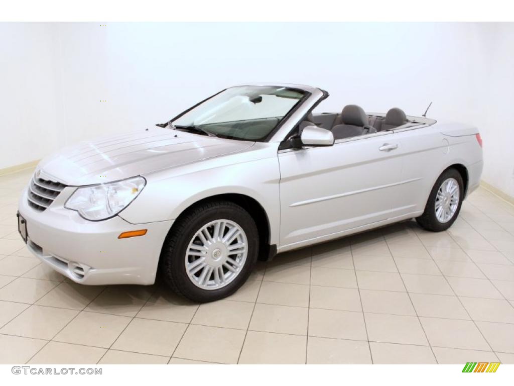 Bright Silver Metallic 2008 Chrysler Sebring Touring Convertible Exterior Photo #49573081